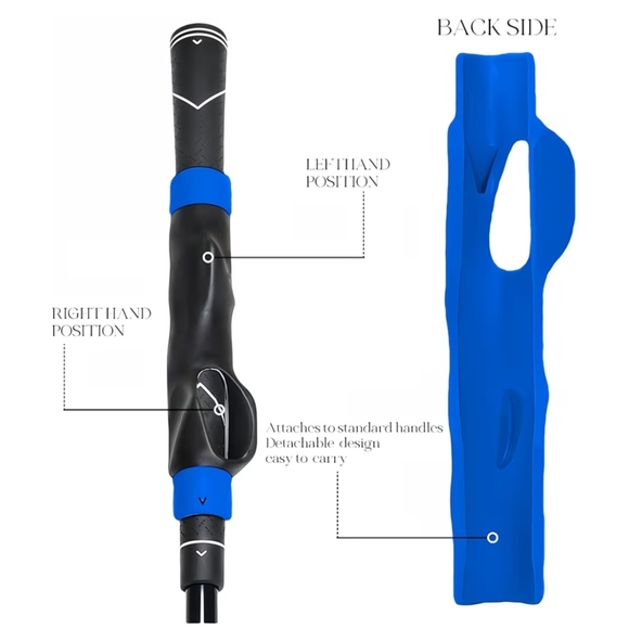 Perfect Grip Trainer For Golfing - Black and Blue - Picture 3 of 5